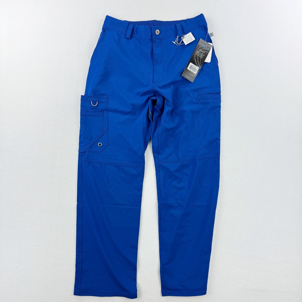 Cherokee Infinity Athletic Fit Cargo Scrub‎ Pants Size SMALL-SHORT